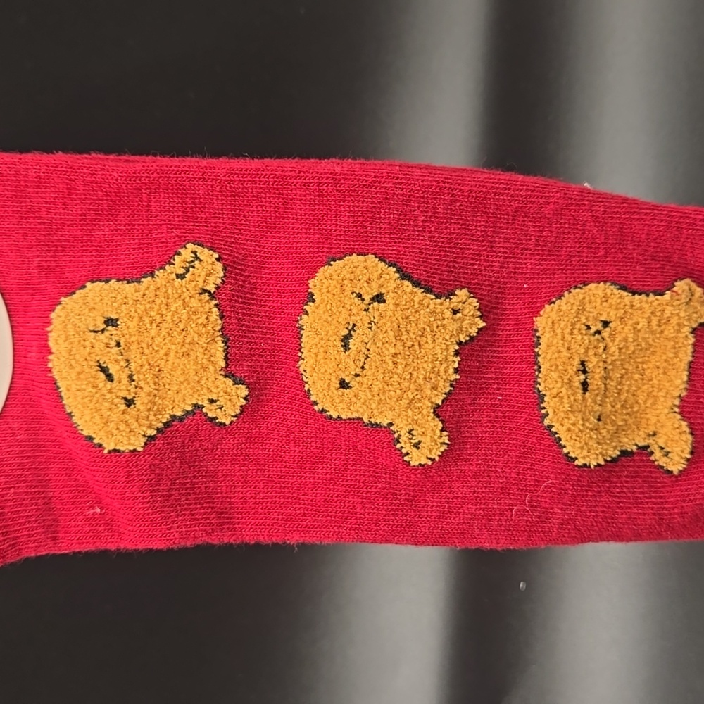 Disney White and Yellow Winnie the Pooh Socks 3 Pairs - Picture 4 of 6